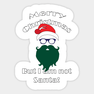 Merry Christmas - Hipster Sticker